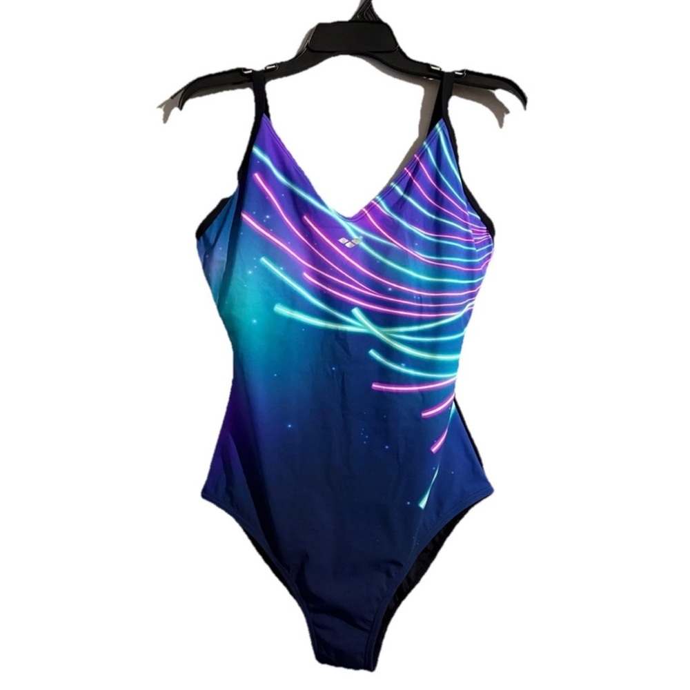 Arena Women's Bodylift Michela Lightcross One Piece Swimsuit Beach Size US 38/XL